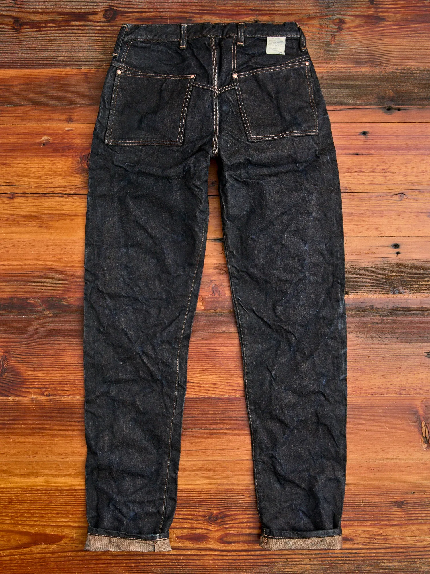 130 "Wattle Overdye" 16oz Selvedge Denim - High Rise Taper Fit