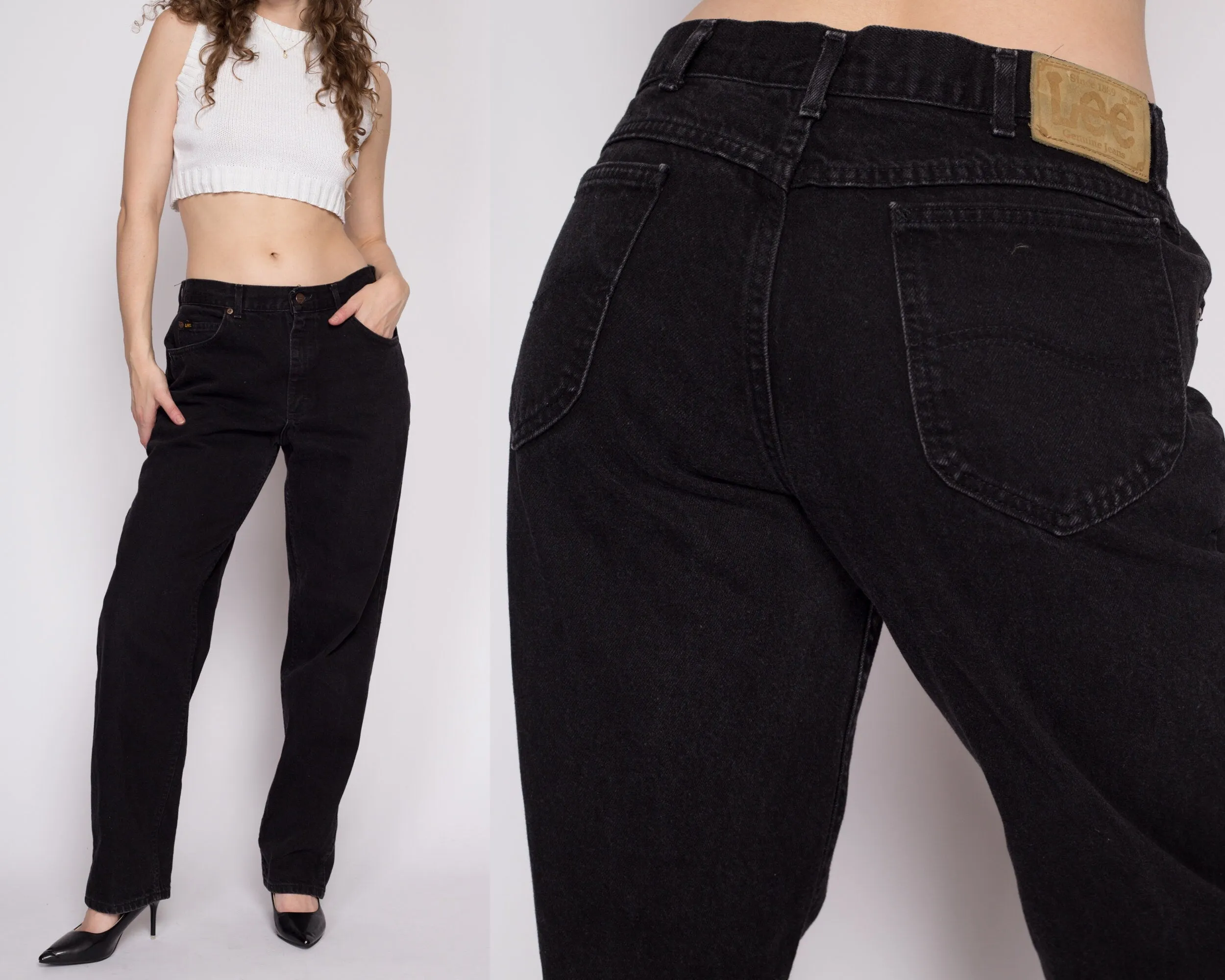 34x32 90s Lee Black Jeans Unisex