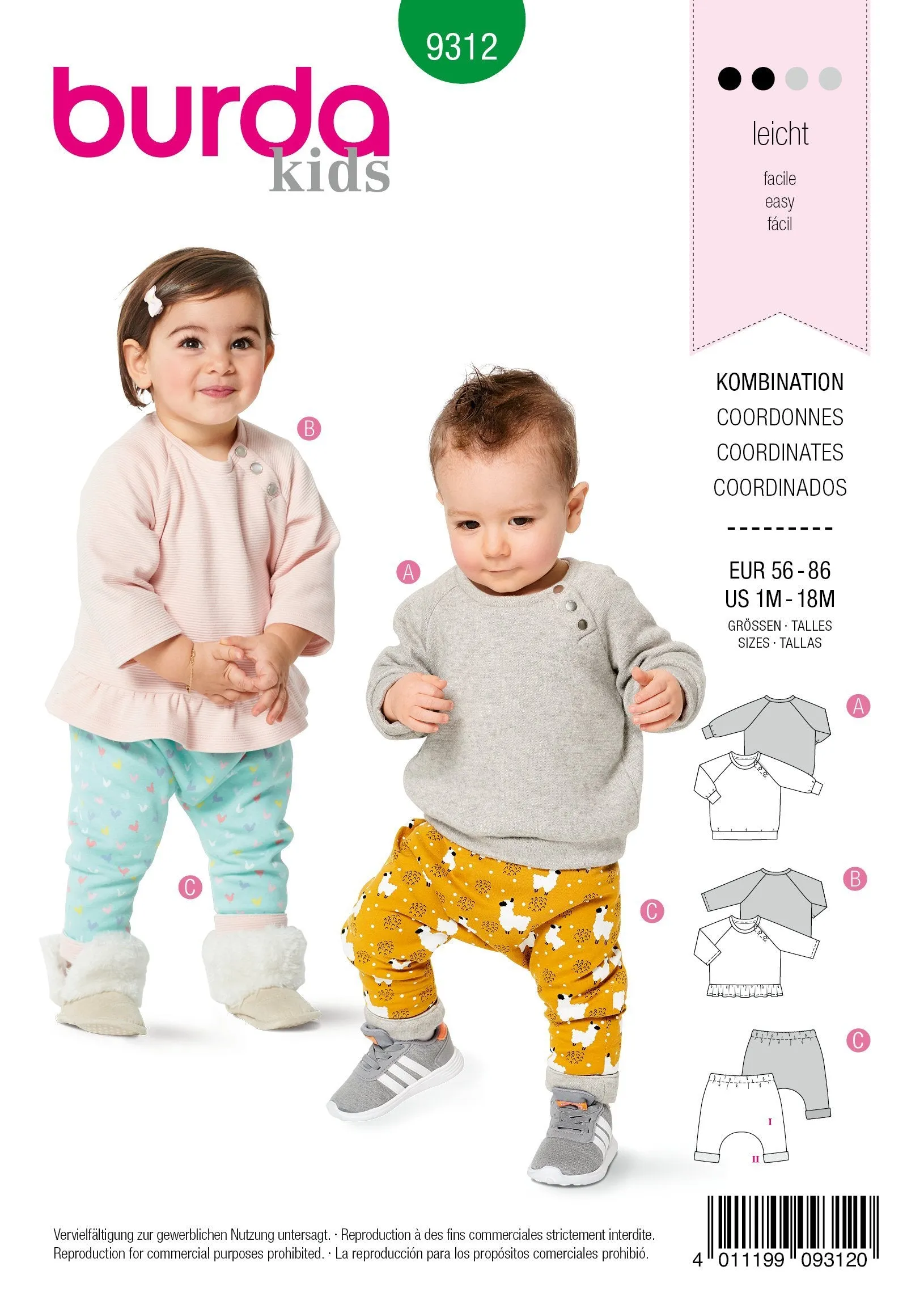 9312 Burda Sewing Pattern