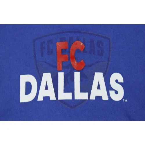 Adidas MLS Soccer FC Dallas Toddlers Fleece Crew Hoodie and Pant Set, Blue