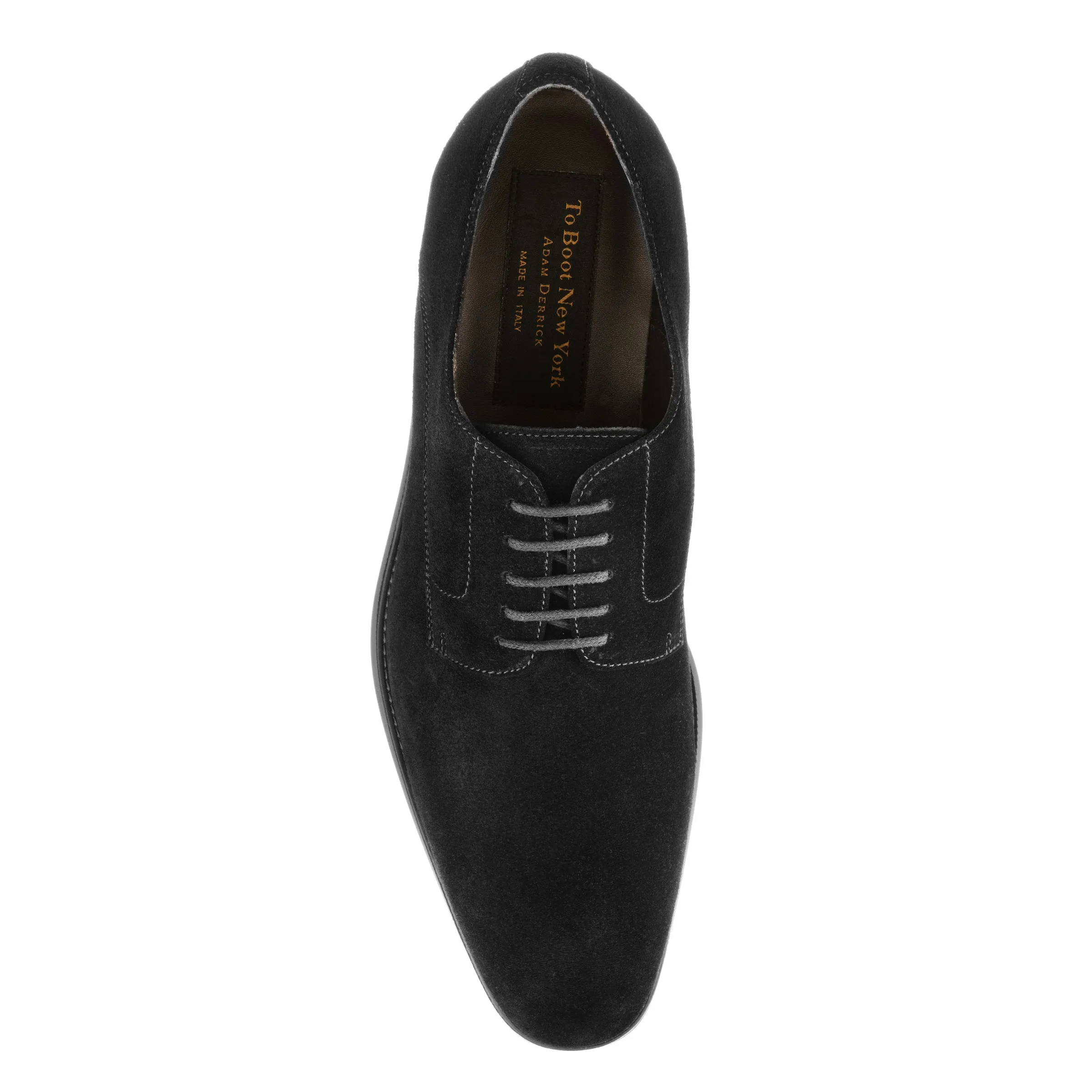 Amedeo Black Suede Derby