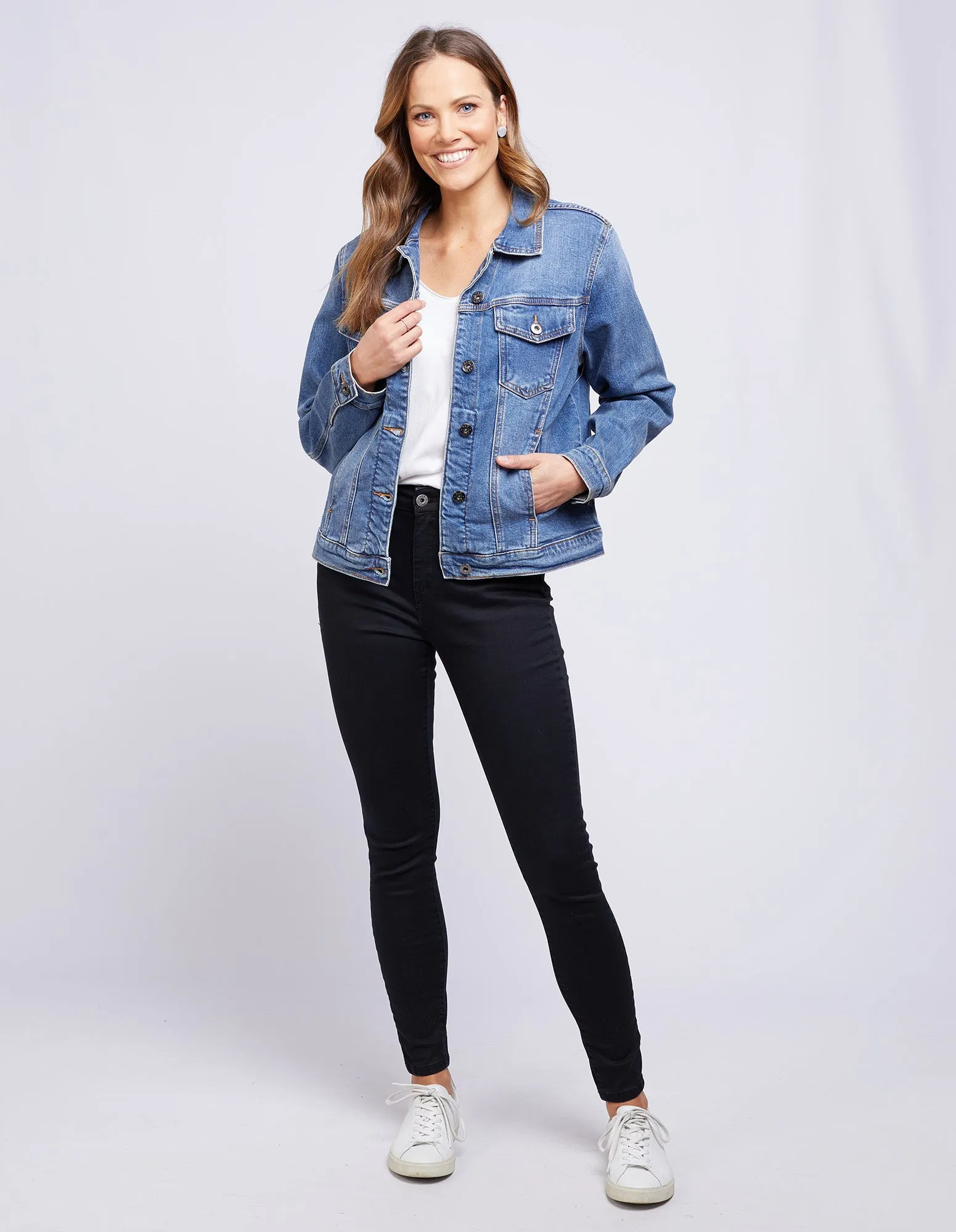 Angie Denim Jacket Blue