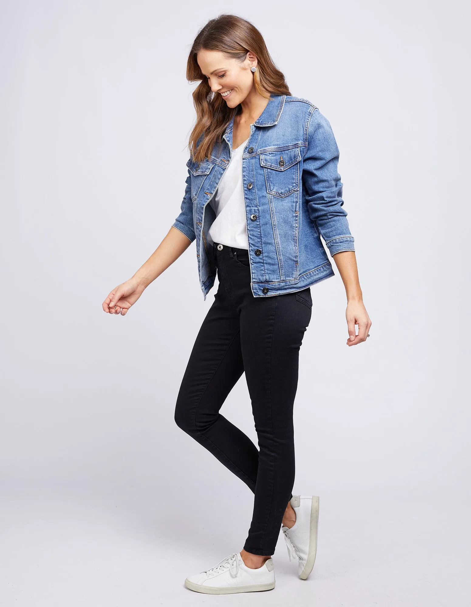 Angie Denim Jacket Blue