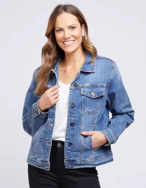 Angie Denim Jacket Blue