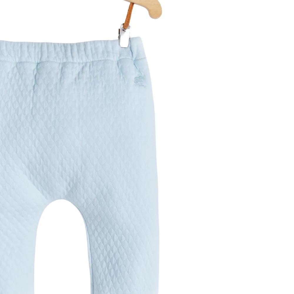 Babycottons Alfred & Colette Reversible Pants - Light Blue