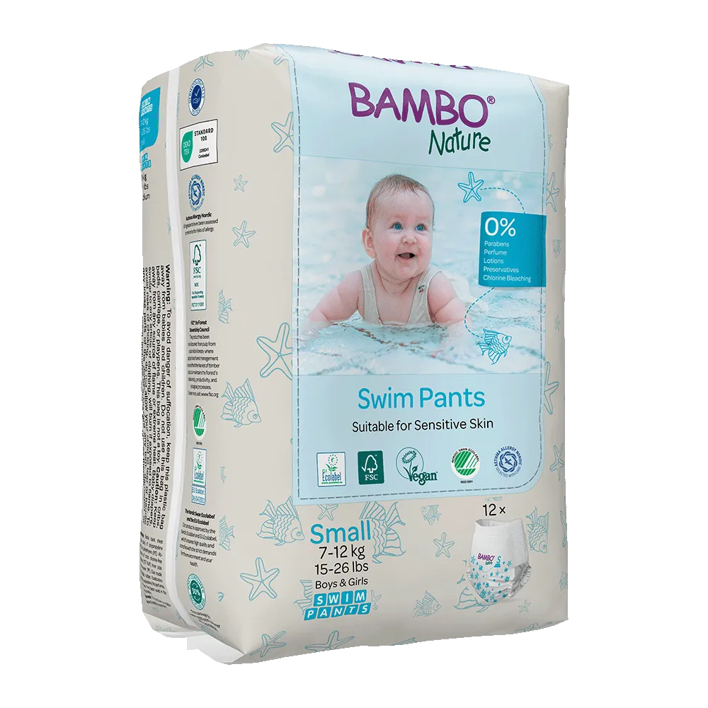 Bambo Nature Swim Pants S (7-12kg/15-26lbs)