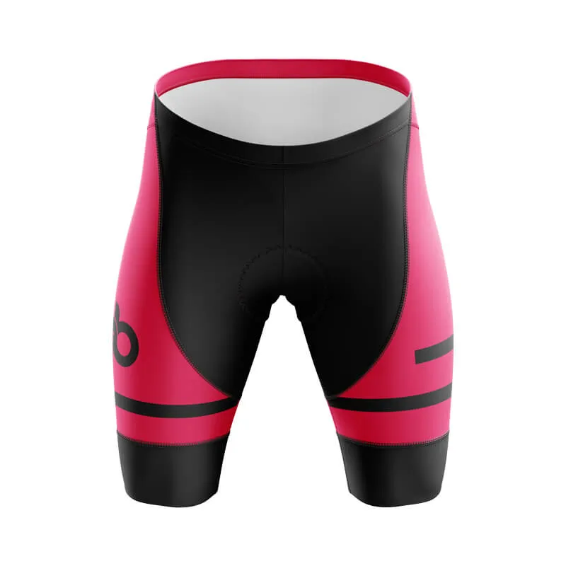 Bicycle Booth Outline (Pink) Shorts & Pants