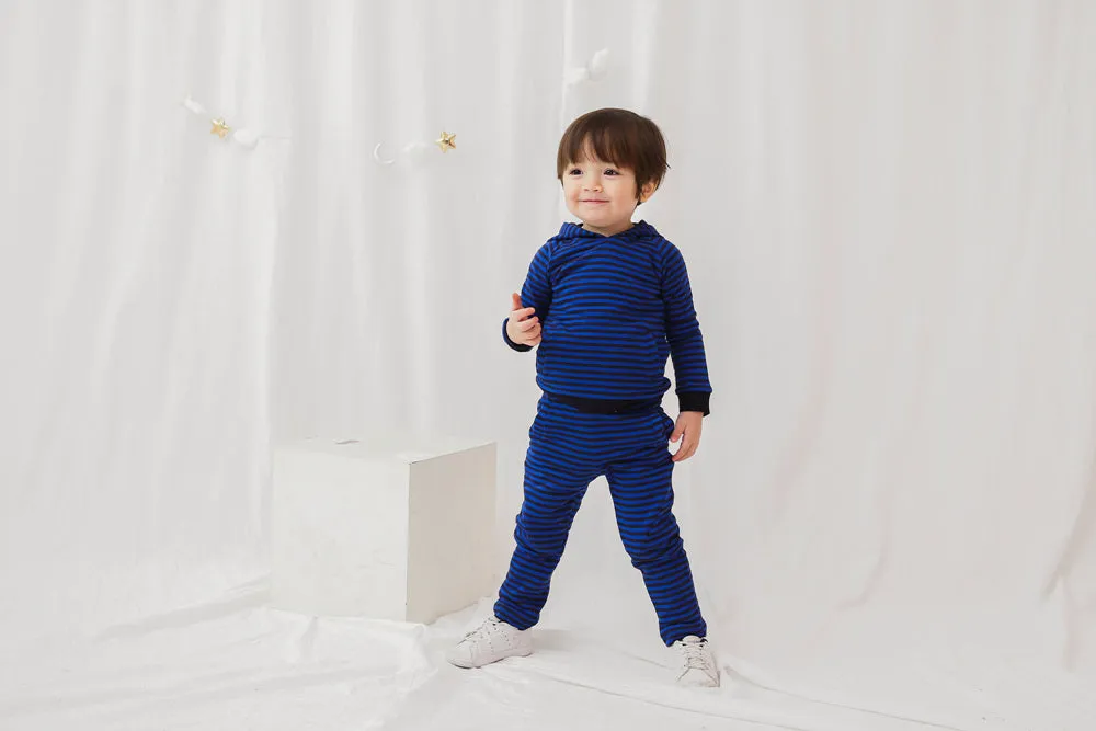 Blue Bengdi Hoodie & Pants Set