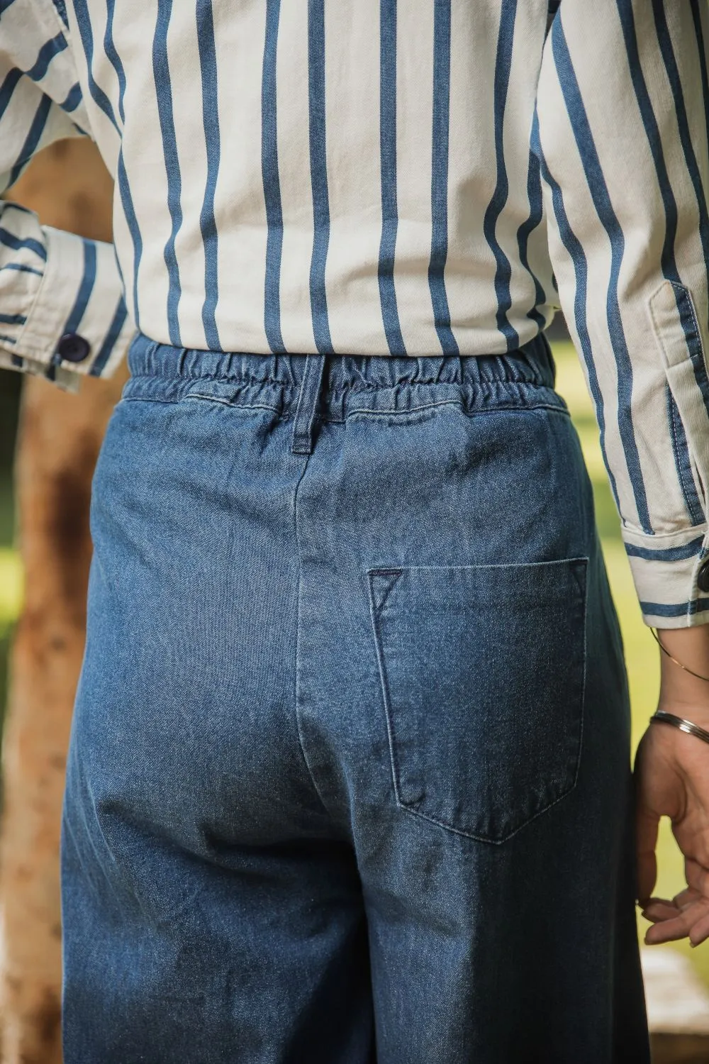 Blue Palazzo Pants