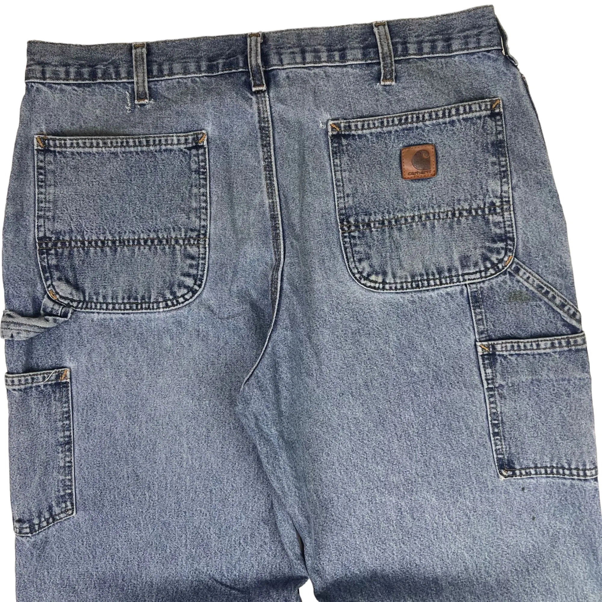 Carhartt Carpenter Workwear Denim Jeans Blue B13 DPS