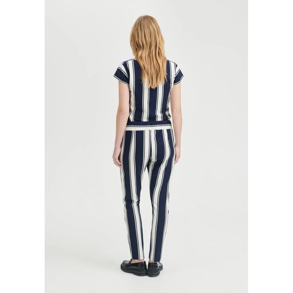 Celene Pants - Navy Stripe