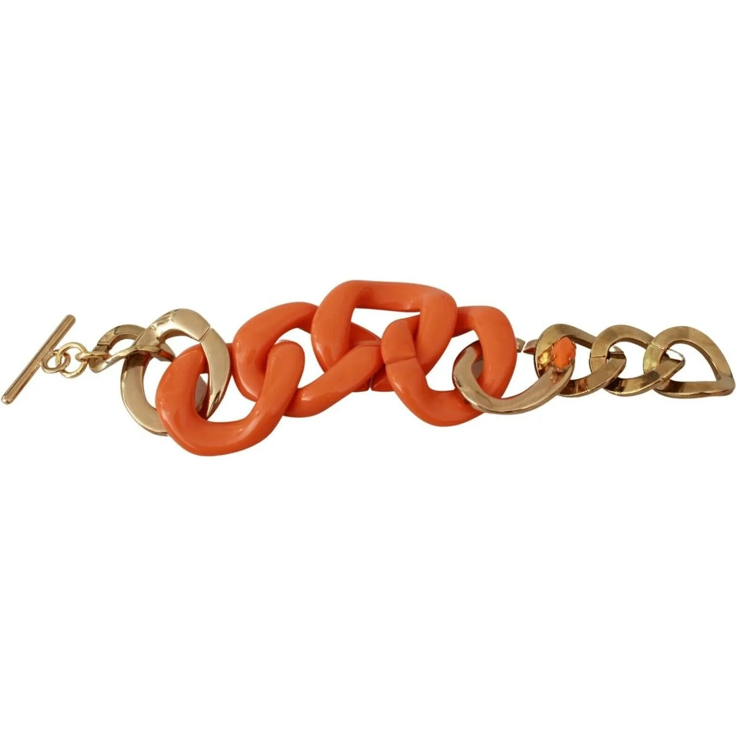 Ermanno Scervino Orange Statement Bracelet