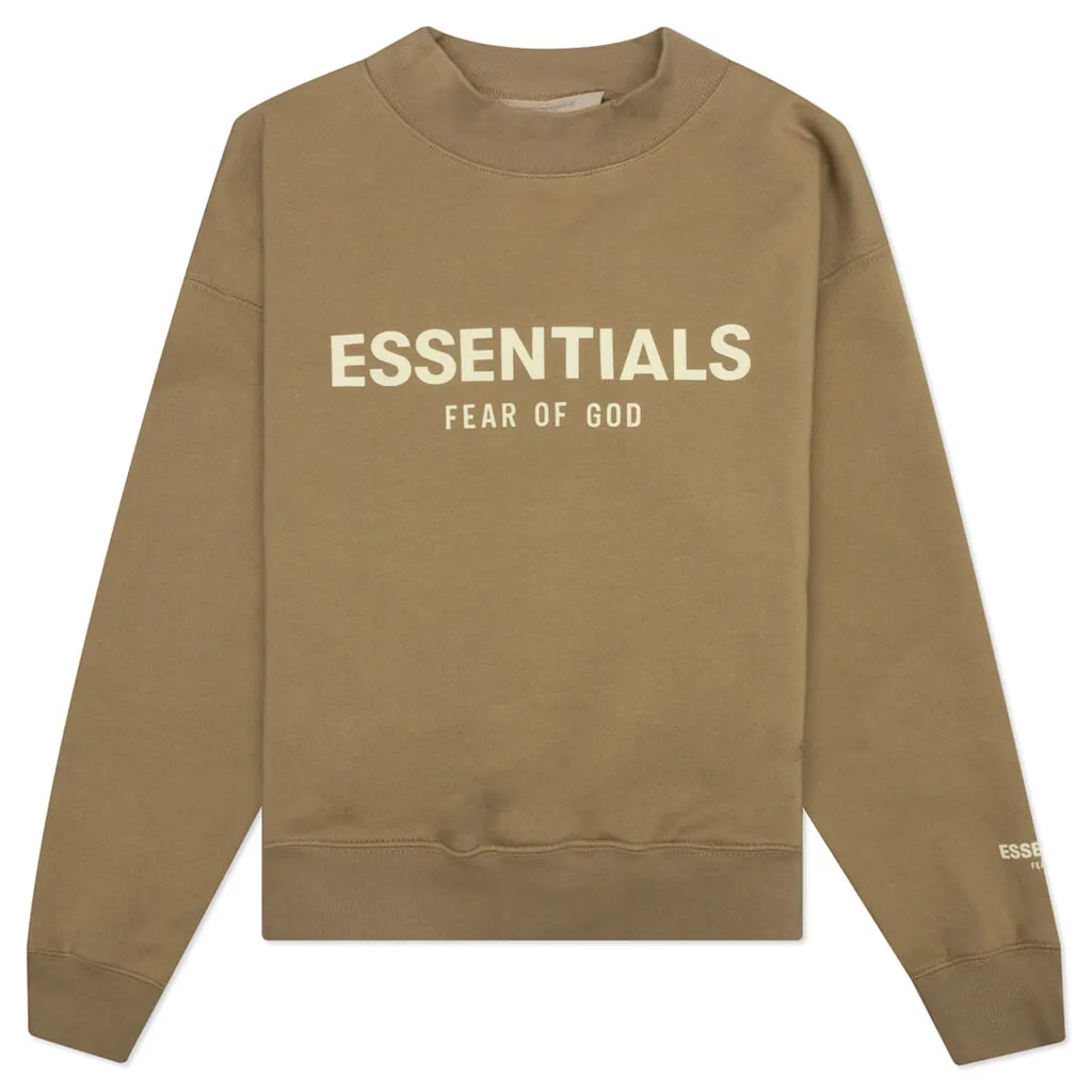 Essentials Kid's Crewneck - Oak