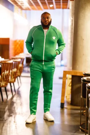 Essentials Tracksuit - Green/White