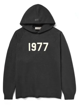 Fear of God Essentials 1977 Knit Hoodie Iron [SS22]