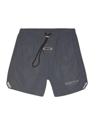 Fear Of God Essentials Volley Shorts Reflective Black