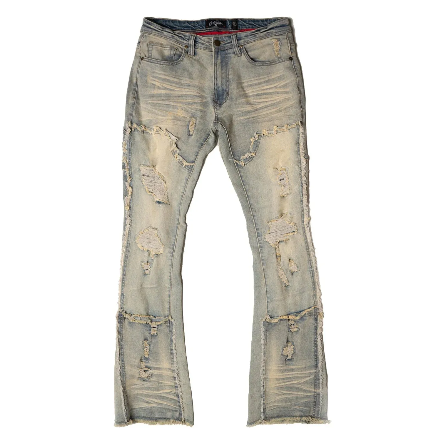 Frost Originals 'Gambol' Stacked Denim (Dirt Wash) F1781