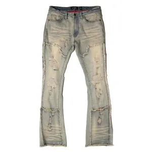 Frost Originals 'Gambol' Stacked Denim (Dirt Wash) F1781