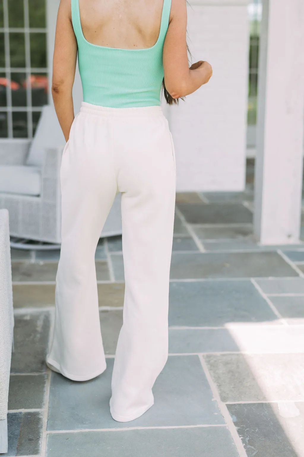 Helen Lounge Pants-Cream