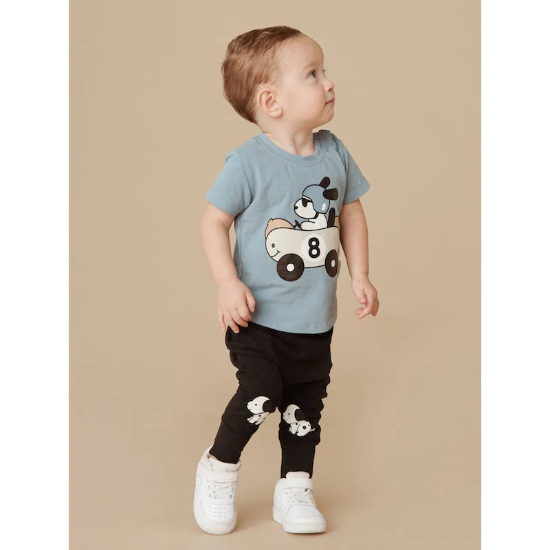 Huxbaby Doggie Knee Drop Crotch Pant