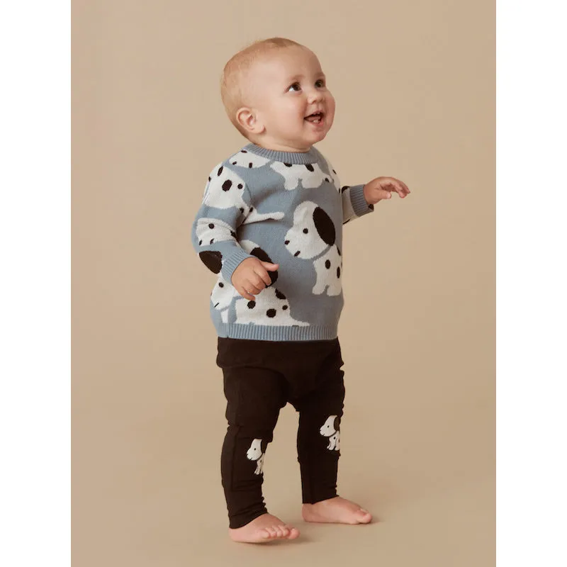 Huxbaby Doggie Knee Drop Crotch Pant