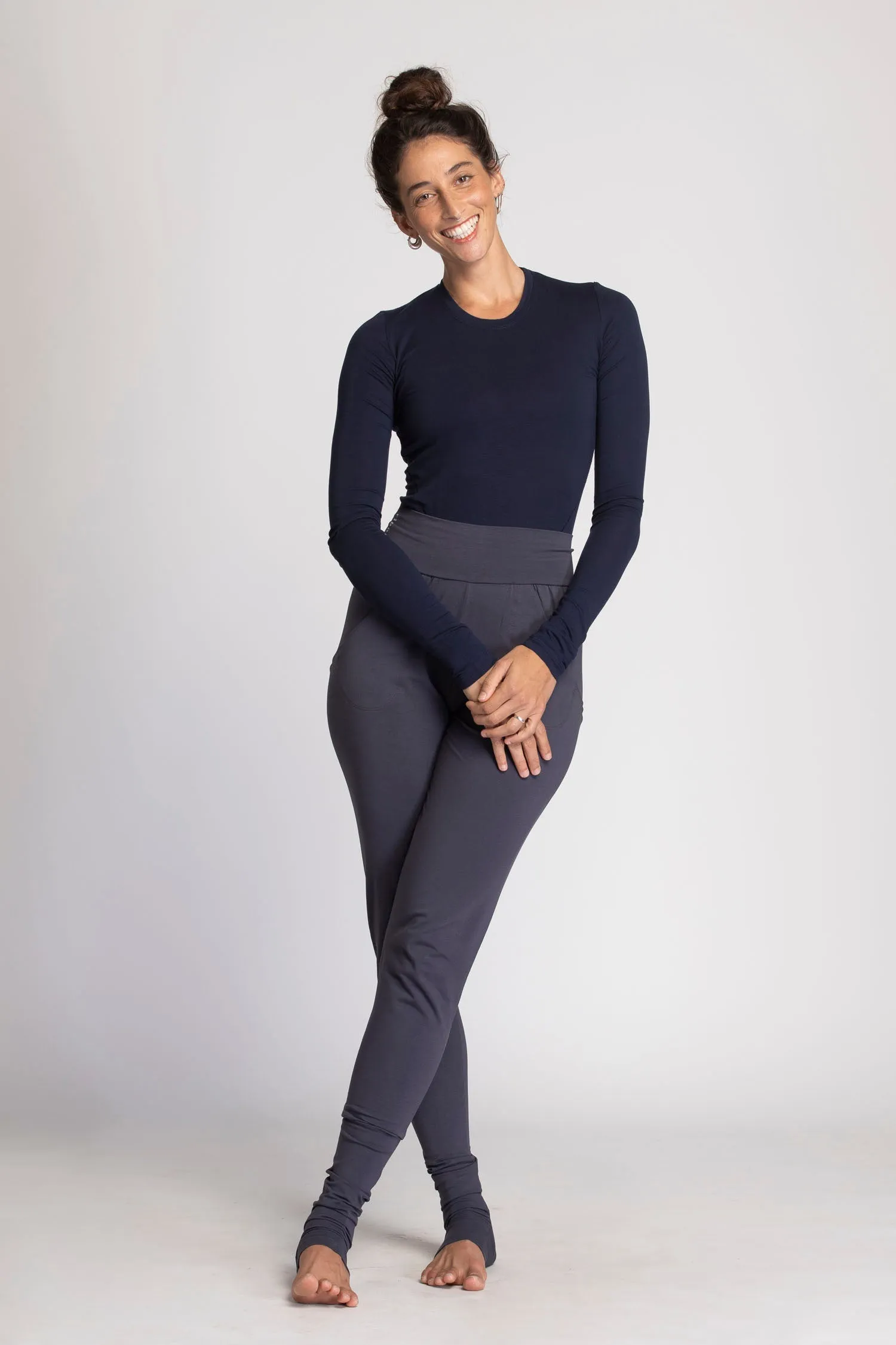 I'mPerfect Organic Cotton Extra Long Slouchy Pants 25%off