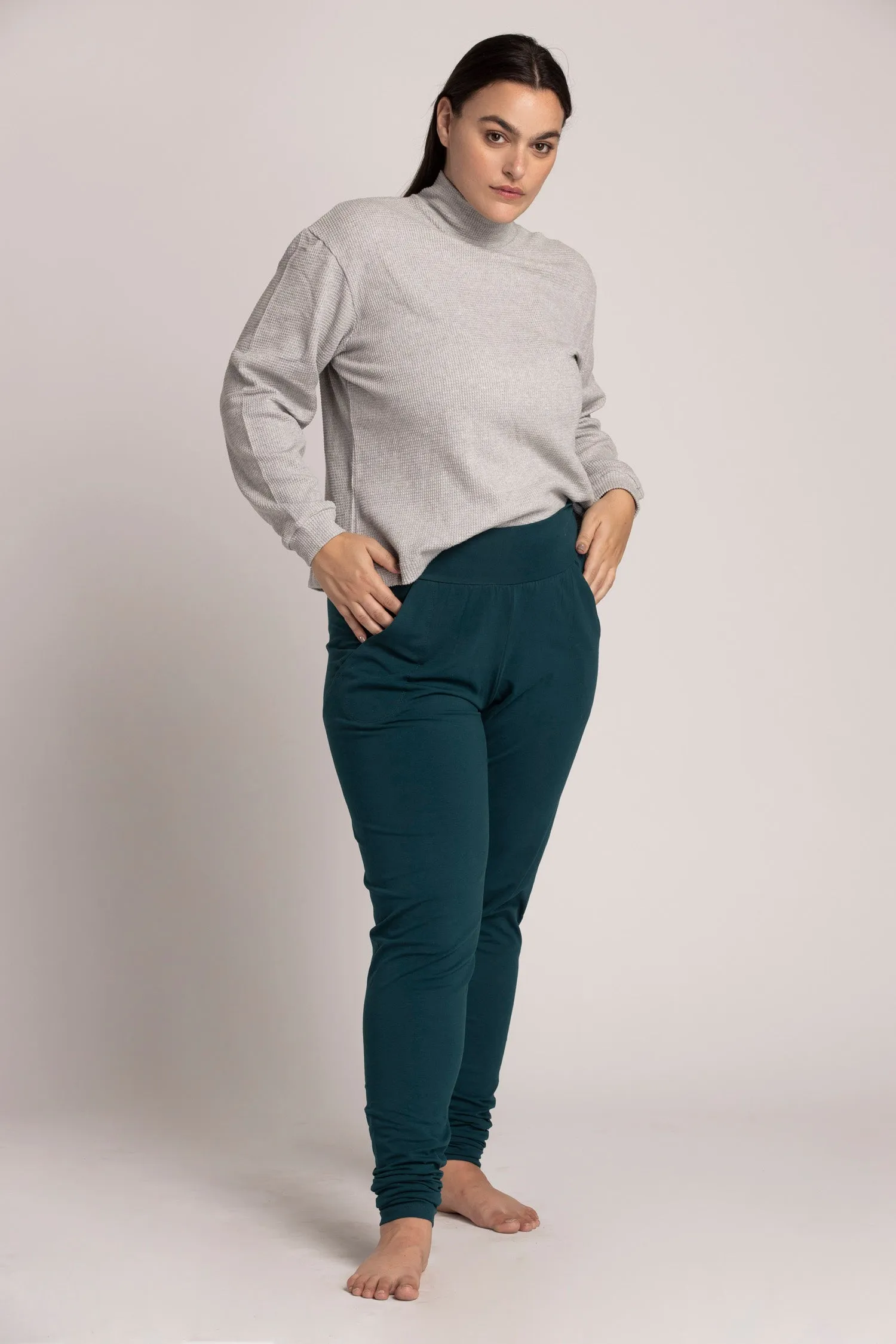 I'mPerfect Organic Cotton Extra Long Slouchy Pants 25%off