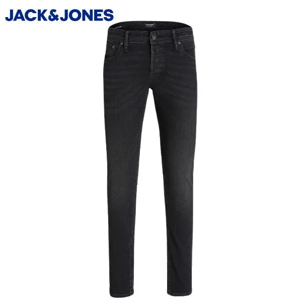 Jack & Jones Glenn Grey Stretch Jeans Black