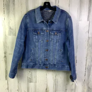 Jacket Denim By Soft Surroundings In Blue Denim, Size: Xl