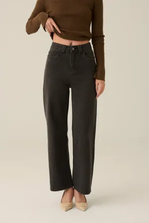 Jamie high waisted jeans in grey