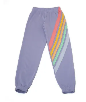 Katie J NYC Girls Flynn Pants Lilac Rainbow