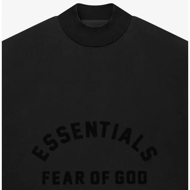 Kids Fear Of God Essentials Core Crewneck (Jet Black) 785SP232060K