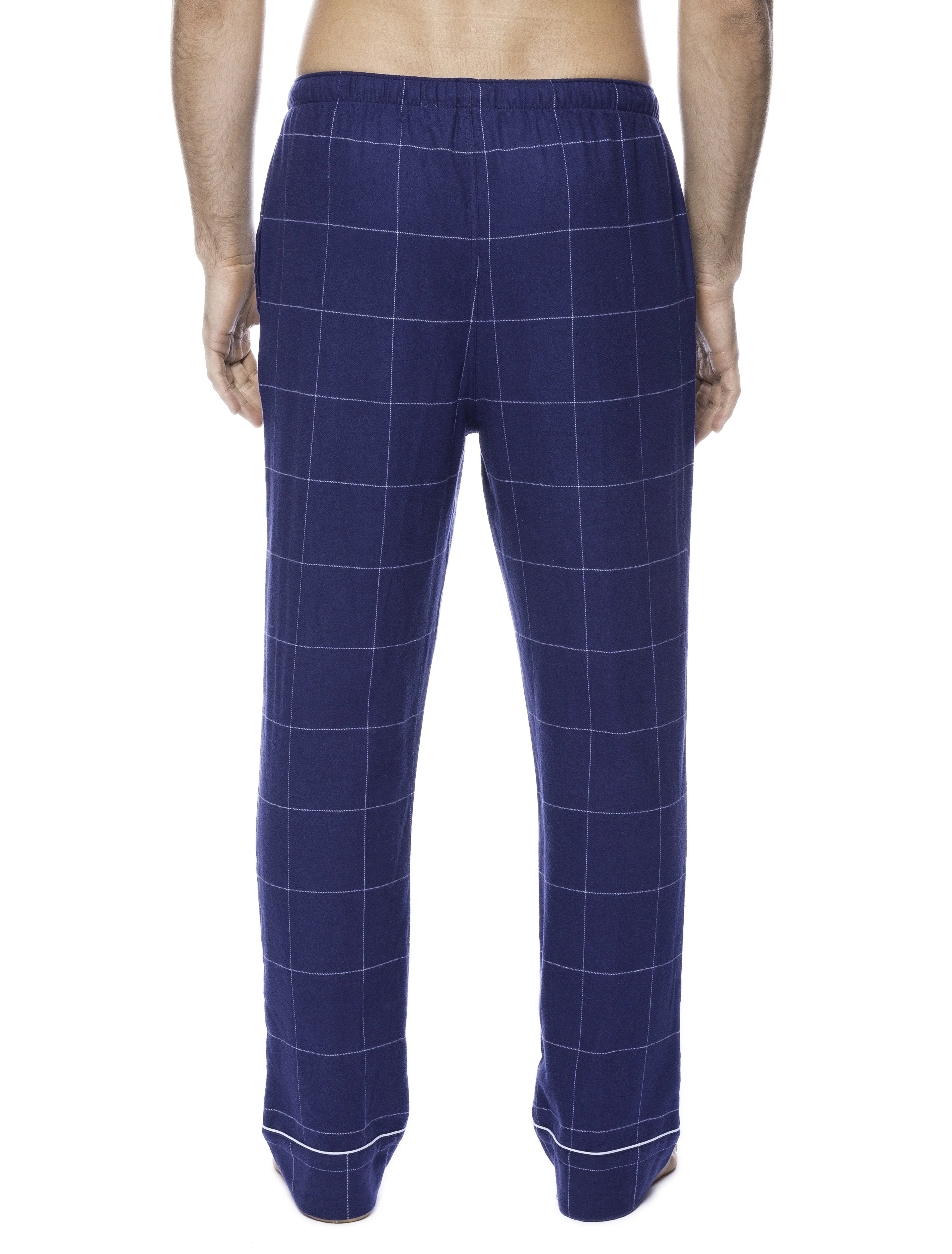 Mens 100% Cotton Flannel Lounge Pants