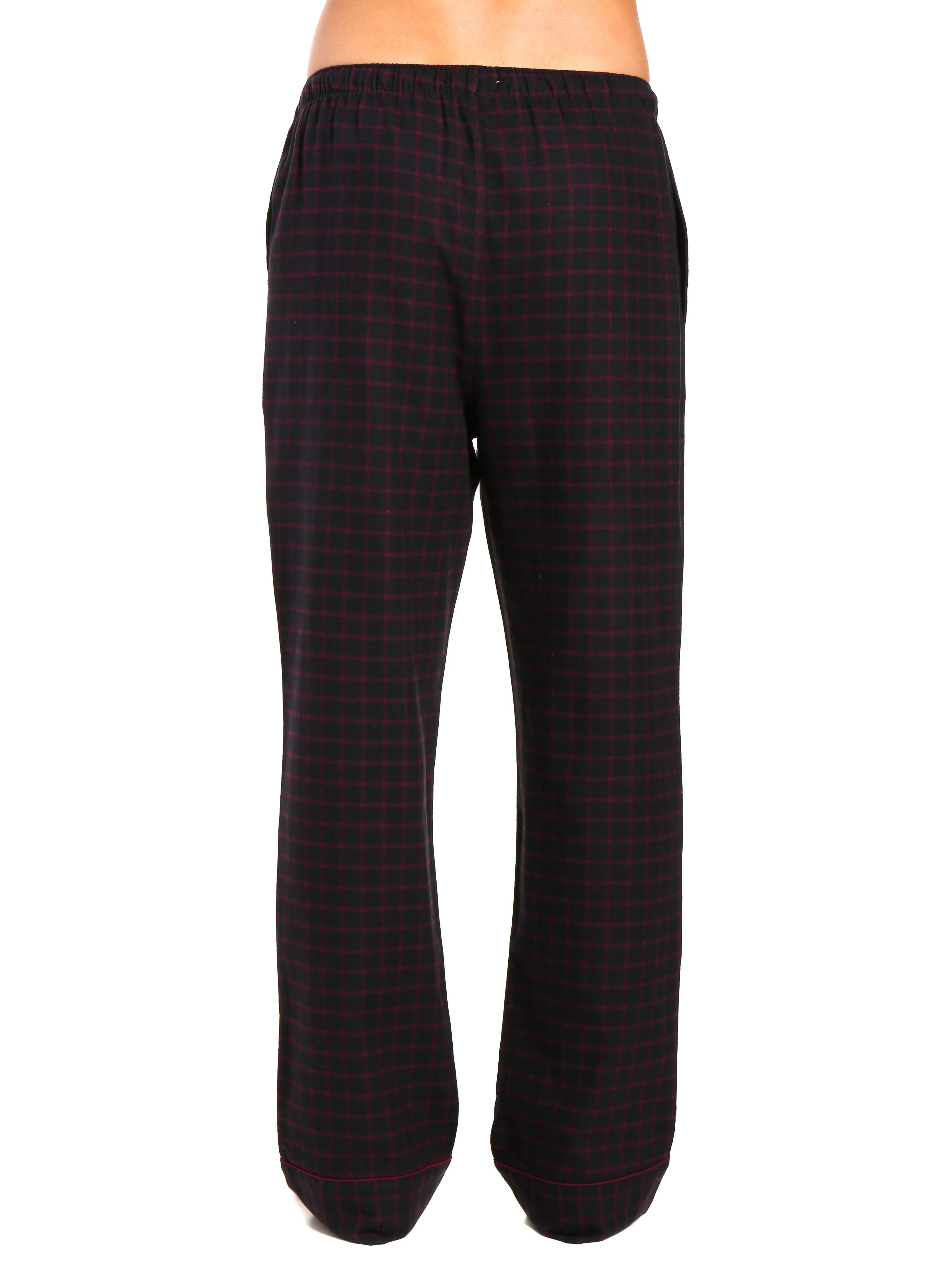 Mens 100% Cotton Flannel Lounge Pants