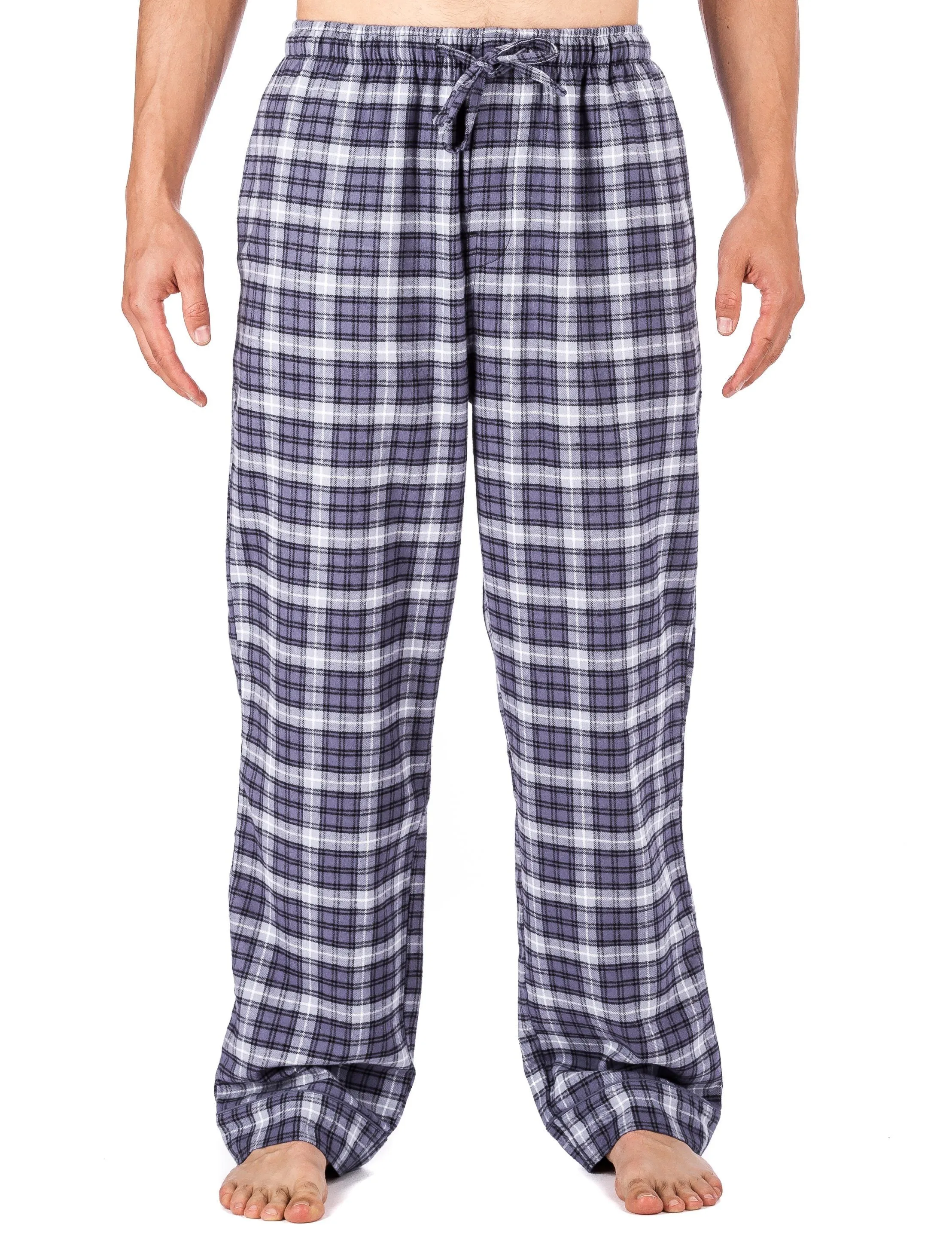 Mens 100% Cotton Flannel Lounge Pants