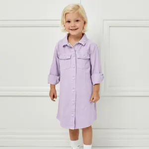 Milky Lavender Cargo Dress