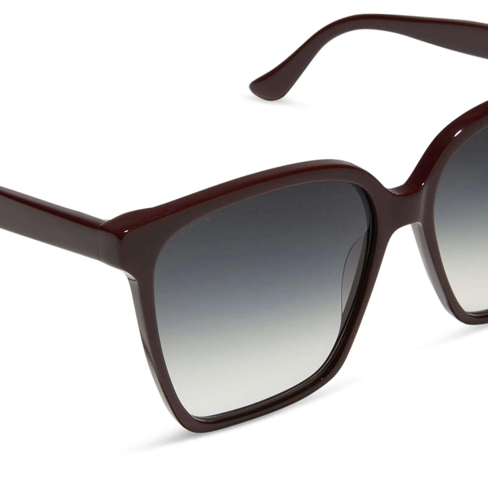 NAOMI - BORDEAUX   GREY GRADIENT   POLARIZED SUNGLASSES