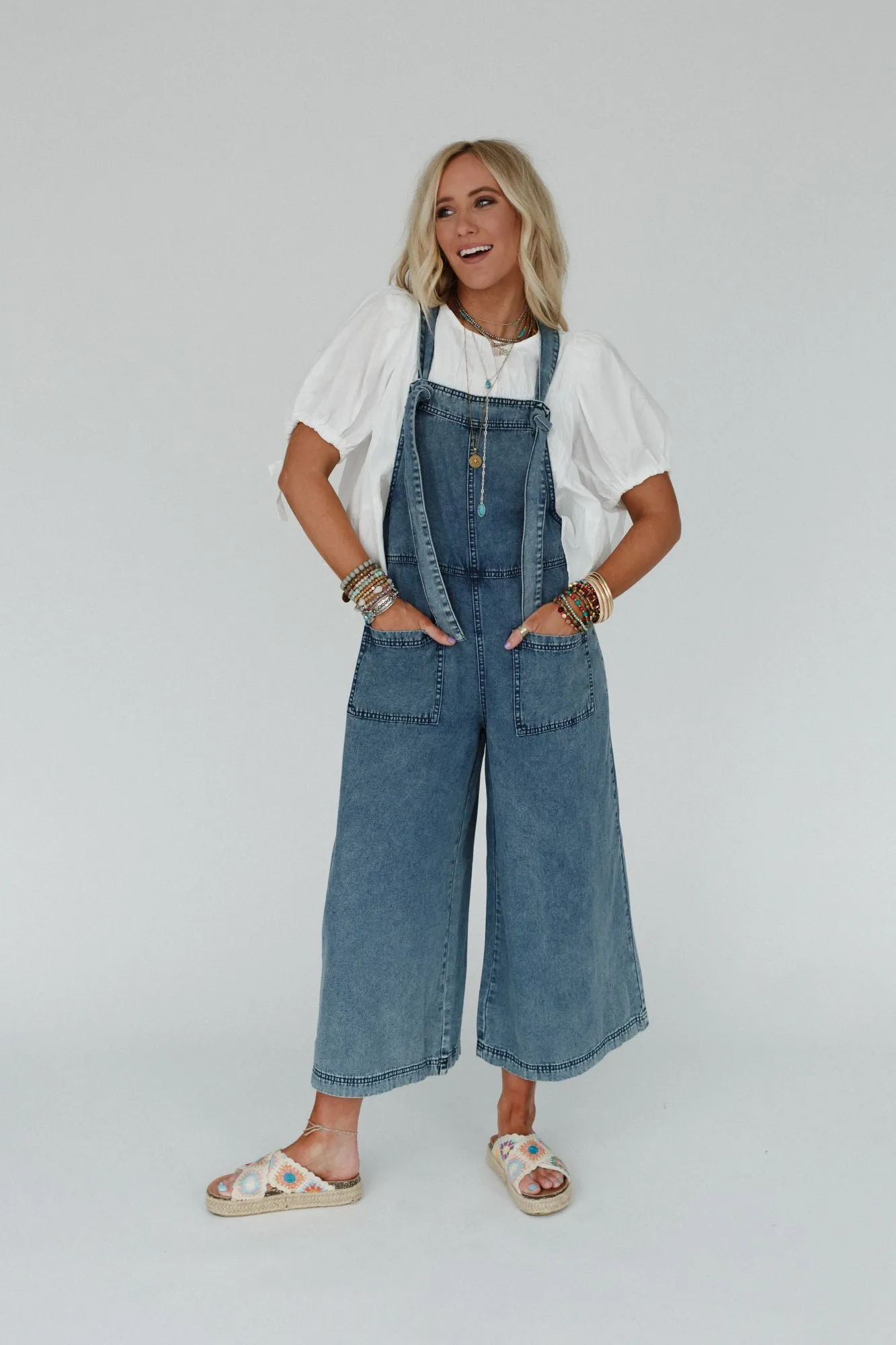 Orchard Road Overalls - Washed Denim