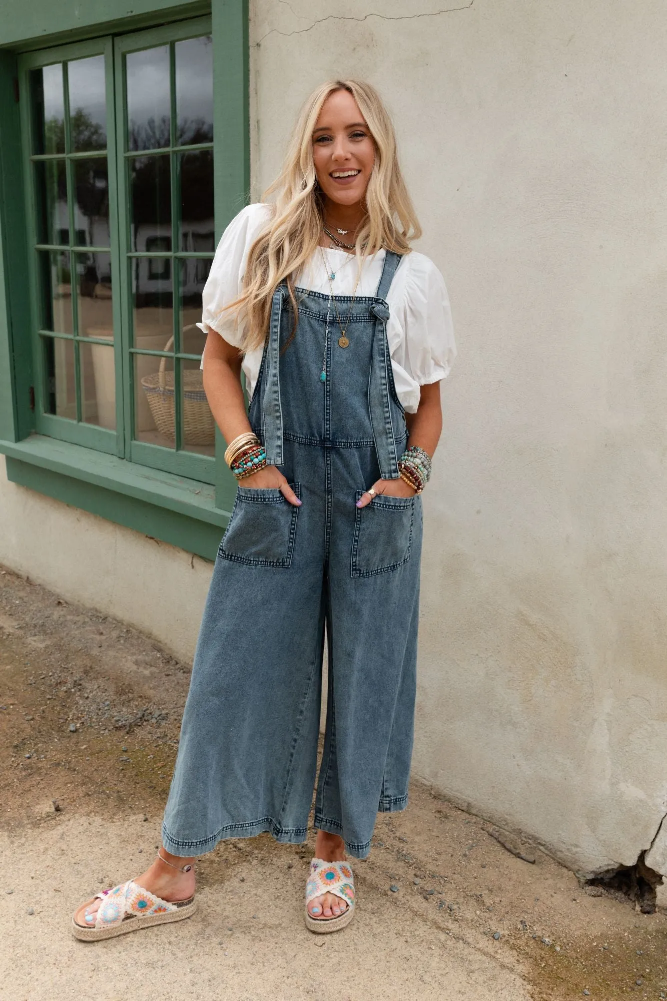 Orchard Road Overalls - Washed Denim