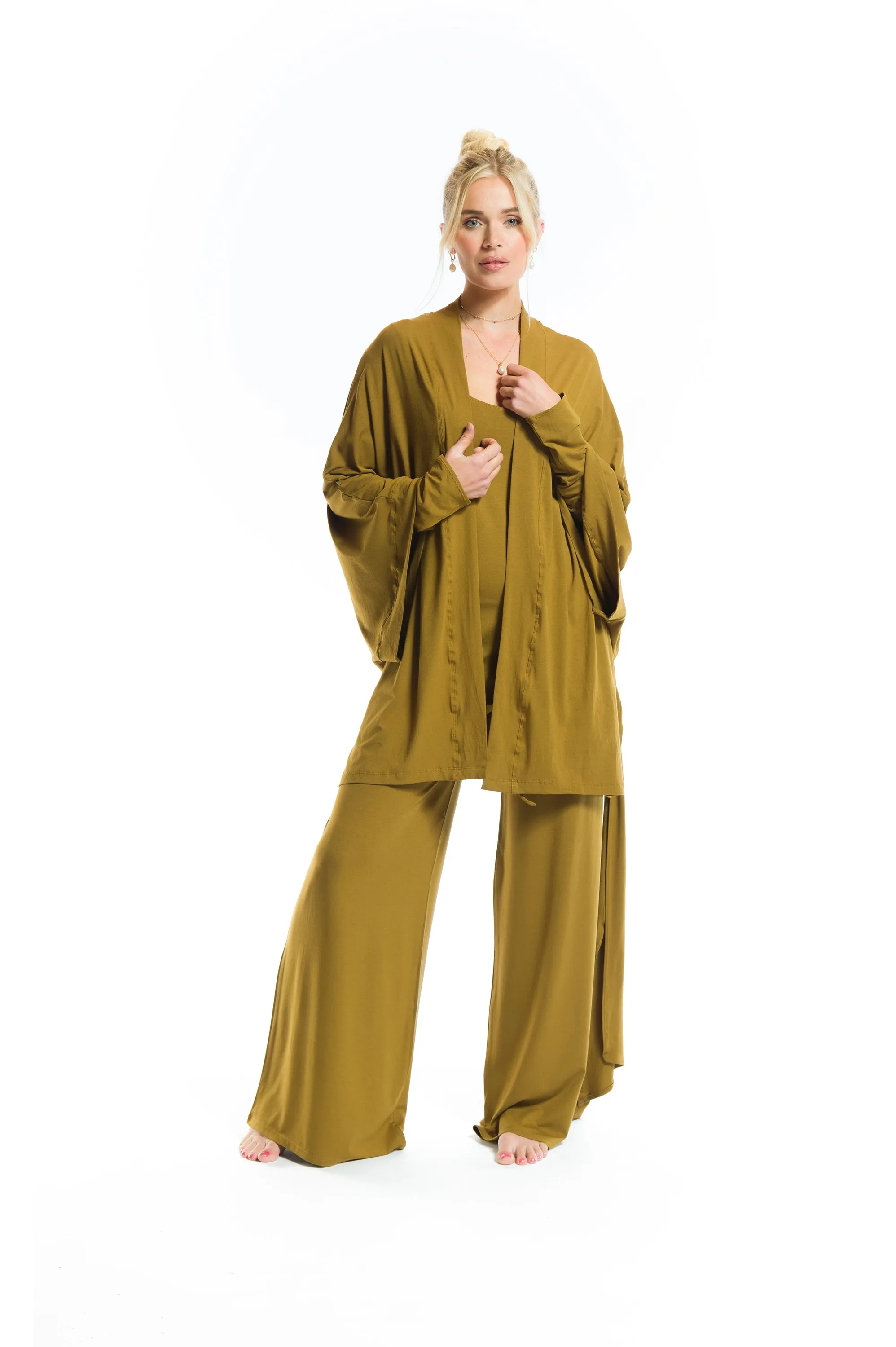 PALAZZO PANTS PISTACHIO