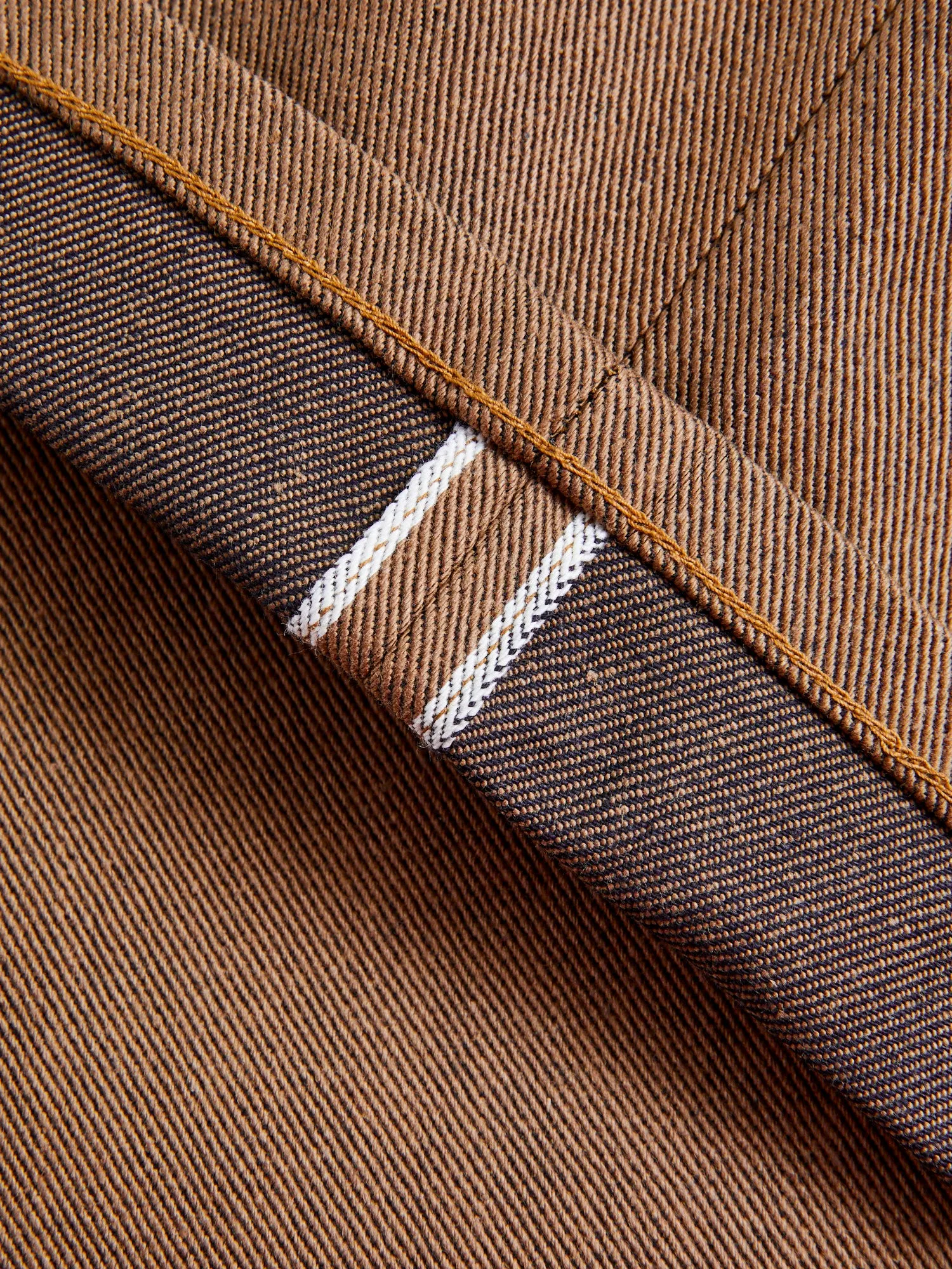 "Portola" 15oz Brown Selvedge Denim - Tapered Fit