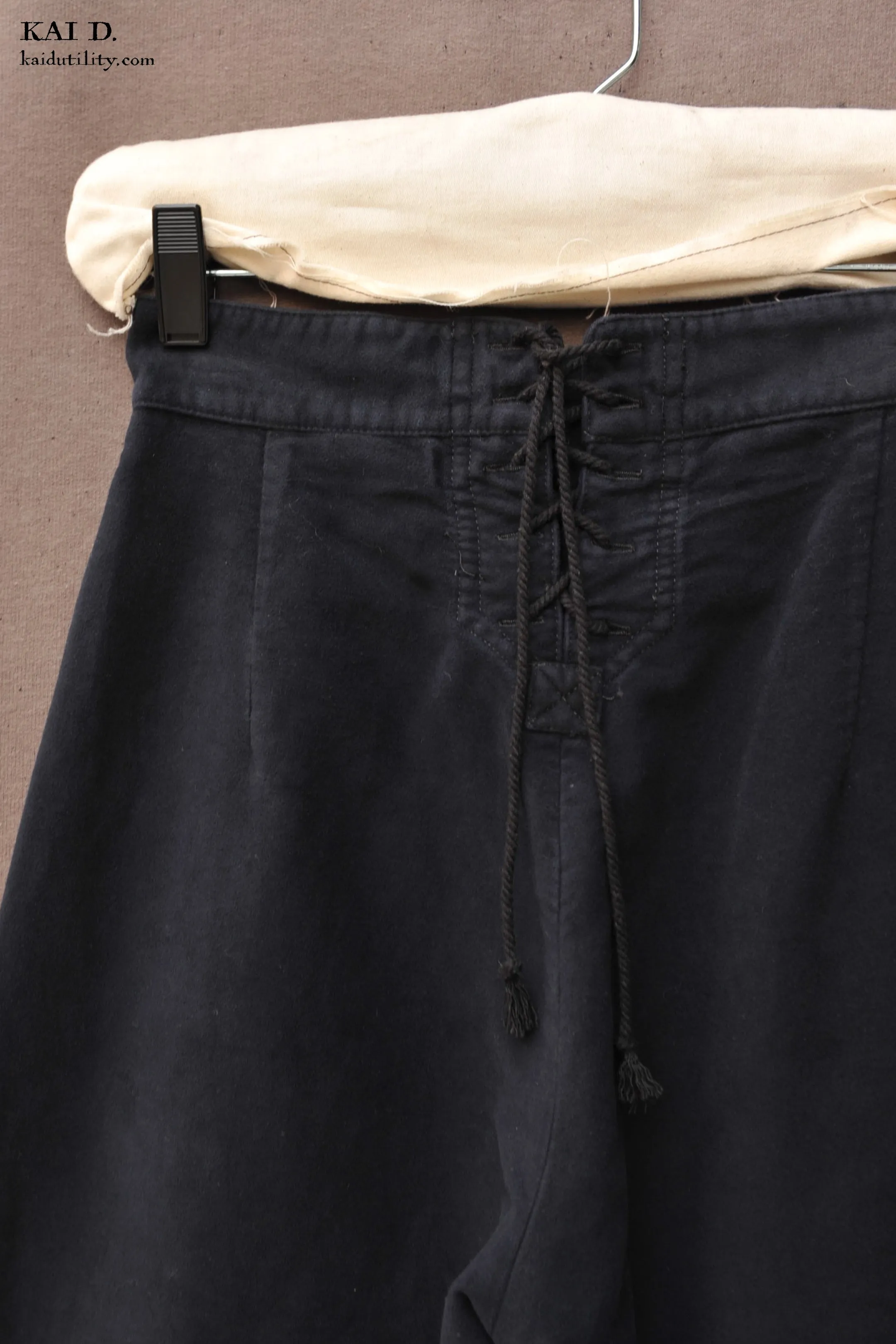 Sailor Pants - DarK Indigo Moleskin - XS, M,  L