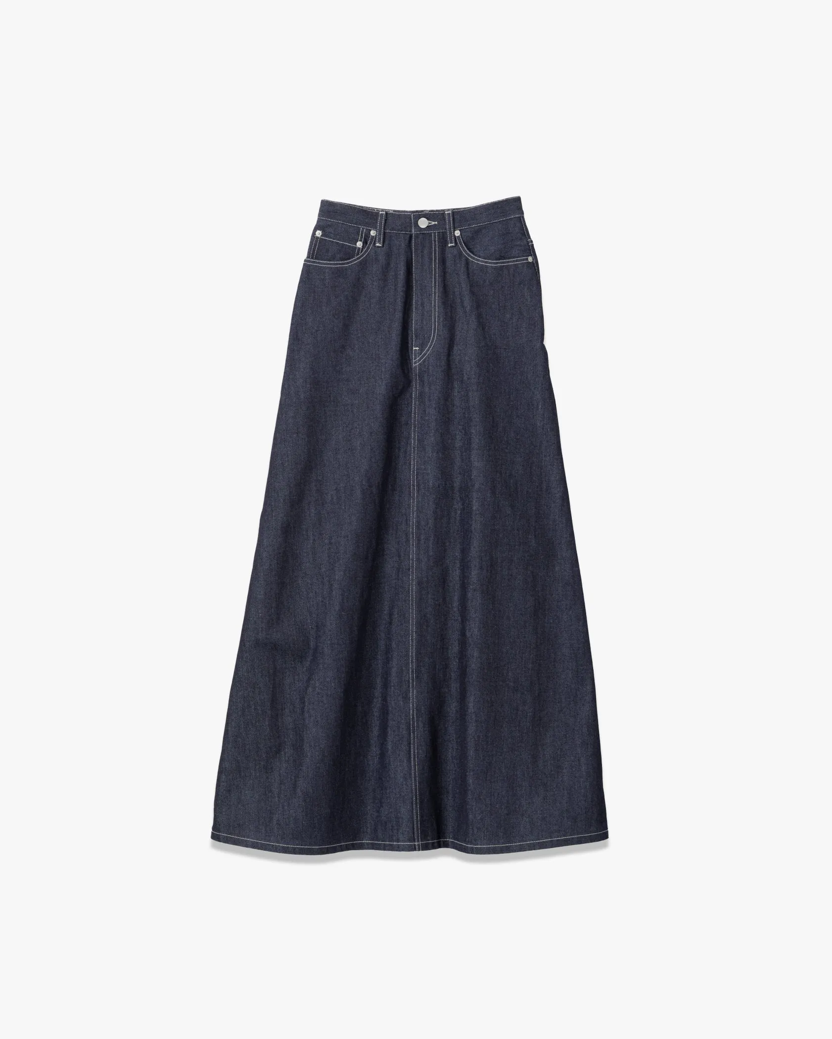 Selvage Denim Skirt-RIGID-