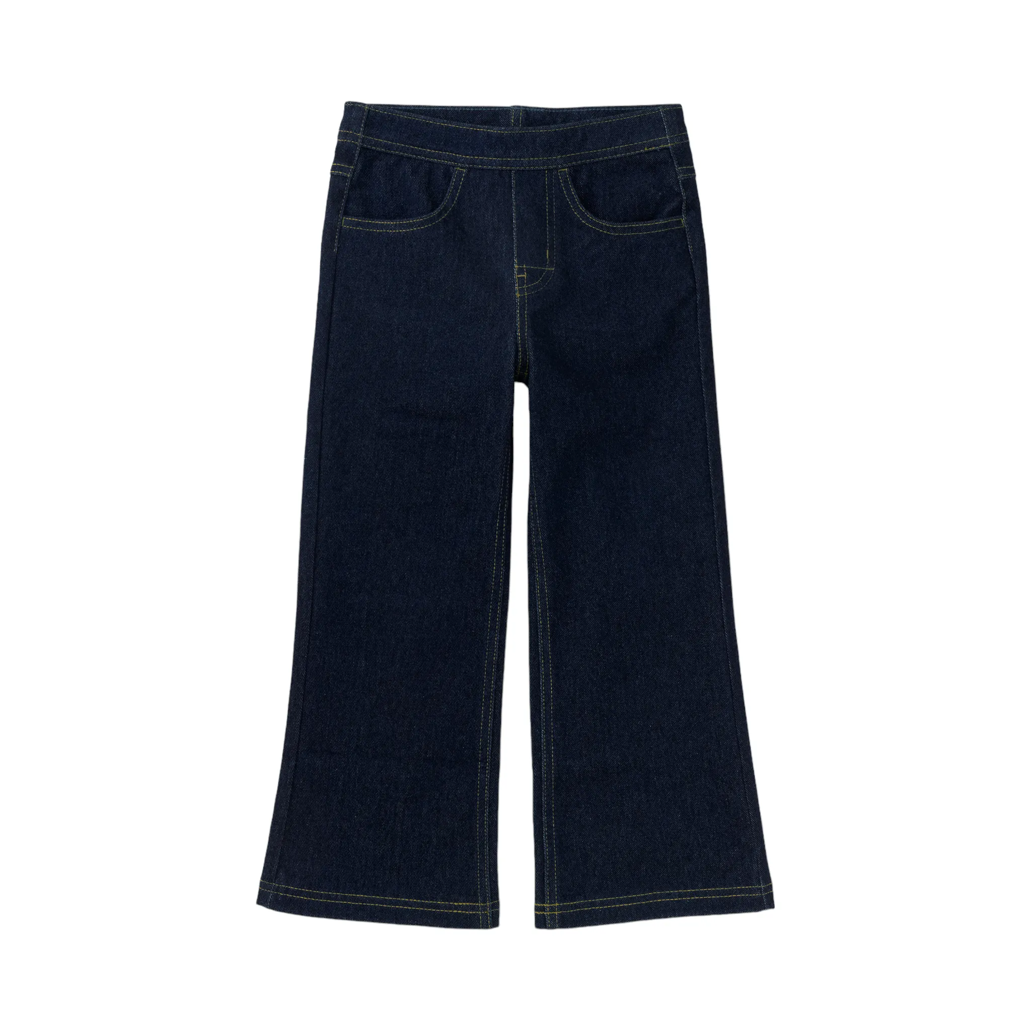 Tea Denim-Like Flare Pants