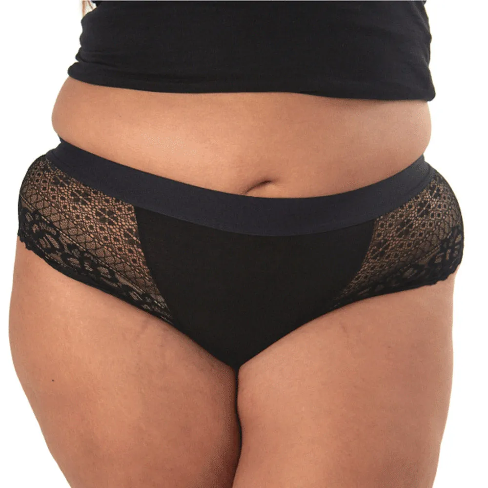 WUKA Ultimate Lace Hipster Brief - Medium Flow