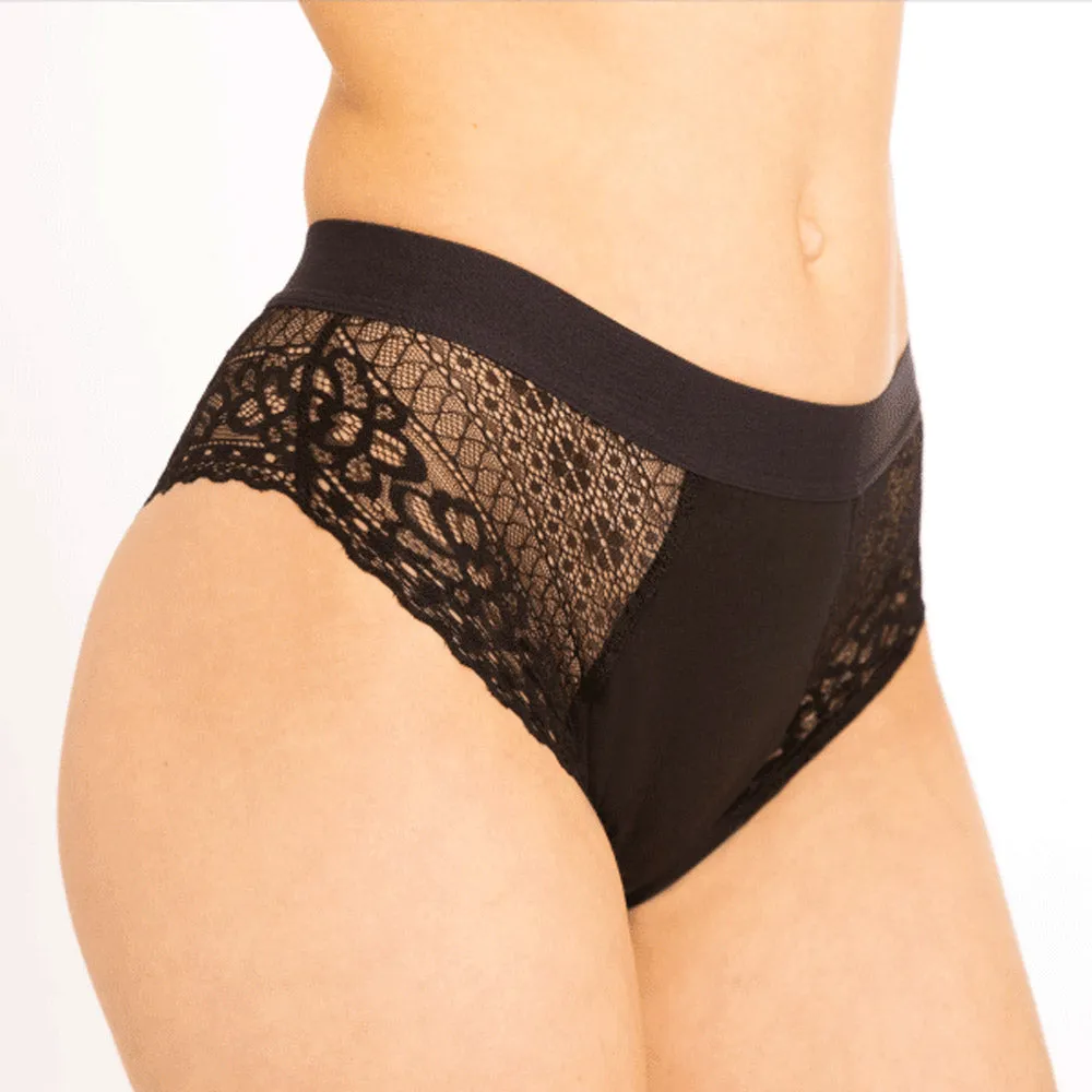 WUKA Ultimate Lace Hipster Brief - Medium Flow