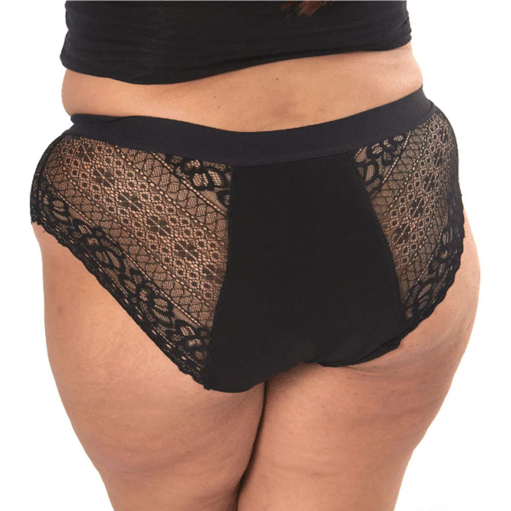 WUKA Ultimate Lace Hipster Brief - Medium Flow